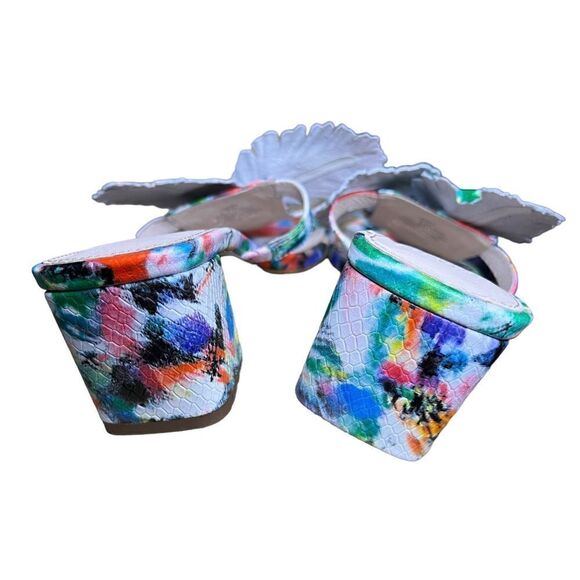 Cecelia New York Happy Multi Flower Sandal NWOB Size 8 1/2 - Picture 10 of 12